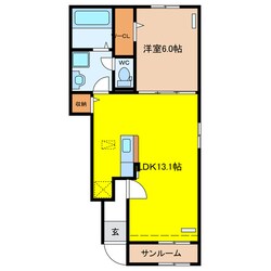 ヒカルサ岐阜岩田東の物件間取画像